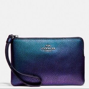 Coach Hologram Pebble Wristlet